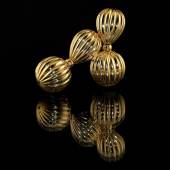 Paar Ohrringe, Claudio di Pomi, 1980er-Jahre, 750er Gold, Vicenza, Italien. Courtesy The Old Treasury