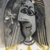 Pablo Picasso (1881 – 1973) Buste de femme | 1971 | Öl auf Leinwand | 92 x 72,5 cm Ergebnis: € 4.318.000* VAN HAM