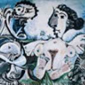 Nackte Frau mit Vogel und Flötenspieler, 1967
Öl auf Leinwand
© Succession Picasso/VBK Wien, 2007
Albertina, Wien - Dauerleihgabe der Sammlung Batliner
