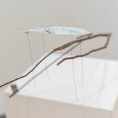 Afshan Daneshvar, O Gallery, Teheran, paper position 2024. photos: Clara Wenzel-Theiler.