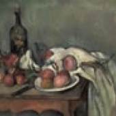 Paul Cézanne Nature morte aux oignons 1896-1898
Öl auf Leinwand / Oil on canvas / Huile sur toile
66 x 82 cm Musée d´Orsay, Paris (Legs d´Auguste Pellerin, 1929) © BPK-RMN-Hervé Lewandowski