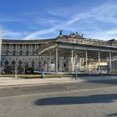  Der Aufbau am Wiener Heldenplatz hat bereits begonnen, Foto: Universalmuseum Joanneum