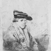 Edgar Degas, Copy of Rembrandt, Young Man in a Velvet Cap, 1857, 111 x 95 mm, The Metropolitan Museum of Art, New York, The Elisha Whittelsey Fund, 1977 (1977.500)