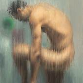 Peter Churcher Kaue 2019, Öl auf Leinwand, 146 x 97 cm