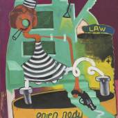 Peter Saul. Crime Doesn‘t Pay, 1963 Öl auf Leinwand © Peter Saul