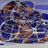 Terry Winters, "Phase Plane Portrait", 1994, Öl auf Leinen, 274 x 366 cm, Appletree Collection, Foto: Steven Sloman, Courtesy Matthew Marks Gallery und Jablonka Galerie, Köln