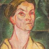 Carry Hauser  Bildnis der Mutter I, 1918  Öl/Karton 44,7 x 34,5 cm  monogrammiert CH Preis: € 12.000,-
