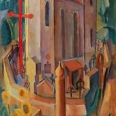 Karl Hauk Steinbach am Attersee, 1926 Öl/Karton 70,2 x 50,8 cm  Preis: € 22.000,- 