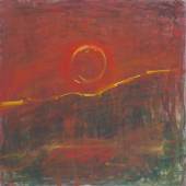 Fritz Ascher Untergehende Sonne, um 1960 Öl auf Leinwand 125 x 126 cm Privatsammlung Foto: Malcolm Varon © Bianca Stock, München 2016