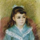 Mädchenbildnis (Elisabeth Maître), 1879
Pastell auf Papier
Albertina, Wien - Dauerleihgabe der Sammlung Batliner
