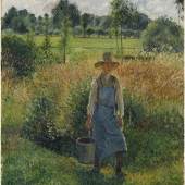 Camille Pissarro, Der Gärtner, 1899, Öl auf Leinwand, 92,5 x 65 cm, Staatsgalerie Stuttgart
