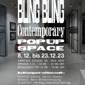 Plakat BLING BLING Contemporary Pop Up Space