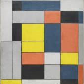  Piet Mondrian, Nr. VI / Komposition Nr. II, 1920  Öl auf Leinwand, 99,7 x 100,3 cm Tate, Ankauf 1967 © 2021 Mondrian/Holtzman Trust Foto: Tate 