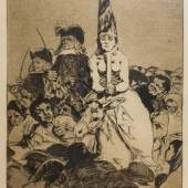 Francisco Goya: There was no help from Los Caprichos (The Caprices) (1797–1798) Plate 24, Etching and aquatint on paper, 38 × 28.3 cm, (147⁄8 × 11 1/8 inches) State Central Museum of Contemporary History of Russia, Moscow Inv. 15285/32-24