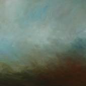 Rasso Hecker - Jeux de vagues variation IX, 2022, Öl auf Leinwand, 120 x 180 cm