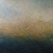 Rasso Hecker - Jeux de vagues variation XI, 2023, Öl auf Leinwand, 165 x 175 cm
