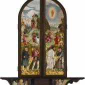 Jerg Ratgeb, Barbara-Altar (geschlossen), 1510, Leihgabe der Evangelischen Kirchengemeinde Schwaigern, Foto: Staatsgalerie Stuttgart