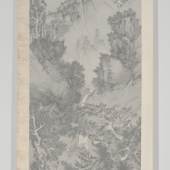 Wen Zhengming (1470–1559), Herbstlandschaft Tusche und Farben auf Papier, China, Ming-Dynastie, 16. Jahrhundert, Rheinisches Bildarchiv Köln: Marion Mennicken