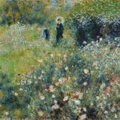Woman with a Parasol in a Garden Pierre-Auguste Renoir (c) mfab.hu 