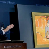Robert Ketterer versteigert “Das blaue Mädchen in der Sonne” aus der Sammlung Gerlinger und stellt mit dem Erlös von € 4.750.000* einen neuen europäischen Rekord** für eine Arbeit Ernst Ludwig Kirchners auf.