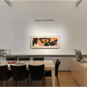 Ausstellungsansicht "Robert Motherwell. 17 Werke von 1965 - 1989."