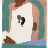 Robert Motherwell, In Pink and Green 1966 Acryl, Collage, Tusche und Graphit auf Papier 730 × 578 mm (28,7 × 22,8 in)