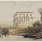 Louis Haghe nach David Roberts  Philae. Das Heiligtum Trajans, aus: Egypt and Nubia, 1846–1849  © bpk / Staatliche Kunsthalle Karlsruhe