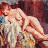 Roderic O'Conor, Nude Reclining in an Armchair