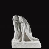 AUGUSTE RODIN, PSYCHE MIT LAMPE, 1899 Gips, nach Marmorfassung, 70 x 68 x 39 cm  Musée Rodin, Paris, Inv. S.02850 Foto: © agence photographique du musée Rodin – Jerome Manoukian