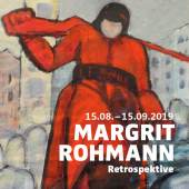 Plakat Ausstellung "Margrit Rohmann - RetrospektiveRohmann" Der Soldat 1920
