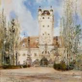 ANTON ROMAKO, Schloss Greillenstein, 1885/86 Leopold Museum, Wien ehemals Sammlung Ing. Mořic Eisler