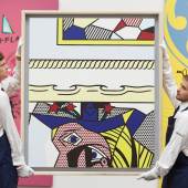 Roy Lichtenstein, Two Paintings with Dado (1983)