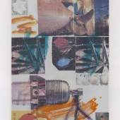 Robert Rauschenberg, Port-Trait II #1, 1989 Transfer and glaze on high-fired ceramic 90 x 60 cm (35 3/8 x 23 5/8 in)