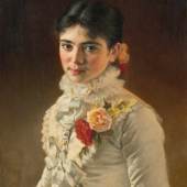 Russland, um 1882 Portrait einer jungen Dame, wohl aus der Familie von Sergej und Mariya Mouromtsev-Klimentova. Schätzpreis:	20.000 - 30.000 CHF