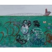 Jock McFadyen RA, Olympia 2, 2015. Oil on wood. 35 x 61 cm. © Jock McFadyen RA.