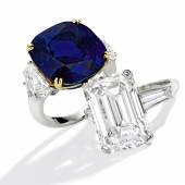 Sapphire and diamond ring, Cartier and Diamond Ring, Cartier