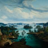 Die tausend Inseln im St. Lorenz-Strom in Kanada, 1856 Hubert Sattler © Salzburg Museum