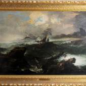 Salvator Rosa, Schiffbruch bei Gewitter,  monumentales Ölgemälde um 1660, aktuelles Gutachten von Dr. Stüwe (Schätzpreis:  80.000 - 120.000 Euro)
