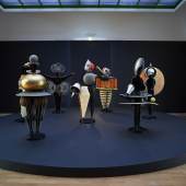 Oskar Schlemmer, Das Triadische Ballett, 1922, verschiedene Materialien, Präsentation der Staatsgalerie Stuttgart 2013, Leihgabe der Freunde der Staatsgalerie Stuttgart seit 1979