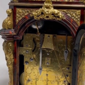 Exquisite George III Bracket Clock Markwick Markham & Francis Perigal | London | Um 1770 | Holzkorpus mit Schildpattfurnir | 37,5 x 26,5 x 20 cm Taxe: € 45.000 – 55.000