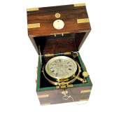 John Carter Maker to the Royal Navy  Konvolut von 1 Schiffschronometer und 3 Beobachtungsuhren Kleines Londoner Schiffschronometer mit 56h Gangreserve Schätzpreis  2.700 - 4.000 €