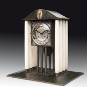 Josef HoffmannMantle clock1903 (c) PHOTO COURTESY OF BEL ETAGE