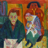 Ernst Ludwig Kirchner (1880-1938) Das Wohnzimmer, 1923 Schließen Öl auf Leinwand 90 x 150 cm Hamburger Kunsthalle © Hamburger Kunsthalle / bpk; Foto: Elke Walford