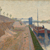 Paul Signac, Quai de Clichy, Gray Weather, 188, Private collection