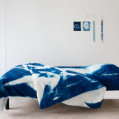 Elodie Grethen, Feeling blue, Installation, Open Studio, 2021, Résidence à la Cité internationale des arts, Paris
