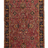 Important Early Safavid Isfahan in Original Condition 225 x 137 cm (7' 5" x 4' 6") Persia, 17th century 