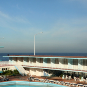 Angela Bellas, Coffin shaped swimming pool of Riviera Hotel Havana Cuba, 2005