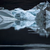 Sebastian Copeland · Quiet Night At Otto Fjord - Canadian Arctic, 2008 · 135 x 90 cm · Edition of 10