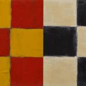 Sean Scully (1945) „Small Union Yellow“ | 1997 | Öl auf Leinwand, auf Holz aufgezogen (2-teilig) | 60 x 90 cm Taxe: 180.000 – 240.000 Euro