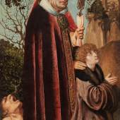 Der hl. Valentin empfiehlt einen Stifter (1.3 MB) Lucas Cranach d.Ä. Um 1502/03 Fichtenholz, 91,5 × 49,5 cm © Gemäldegalerie der Akademie der bildenden Künste, Wien